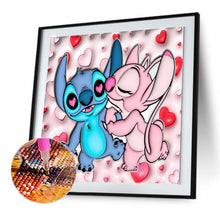 Load image into Gallery viewer, Diamond Painting - Full Round - Stitch and girlfriend (30*30CM)