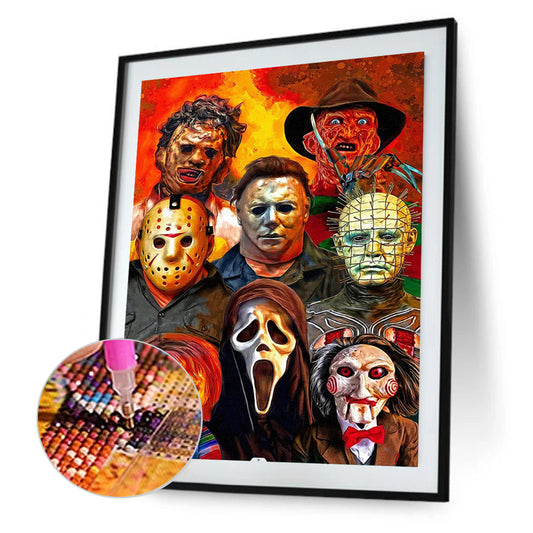 Diamond Painting - Full Round - horror collection (40*50CM)