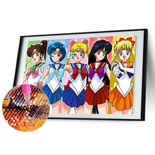 Load image into Gallery viewer, Diamond Painting - Full Round - Sailor Moon (45*30CM)