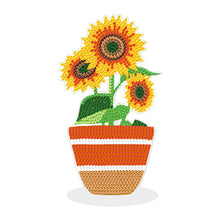Load image into Gallery viewer, DIY Point Drilling Ornament Handmade Acrylic Mosaic Diamond Art Flower Kids Gift