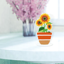 Load image into Gallery viewer, DIY Point Drilling Ornament Handmade Acrylic Mosaic Diamond Art Flower Kids Gift