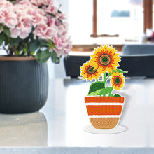 Load image into Gallery viewer, DIY Point Drilling Ornament Handmade Acrylic Mosaic Diamond Art Flower Kids Gift