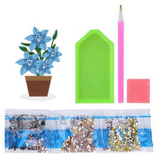 Load image into Gallery viewer, DIY Point Drilling Ornament Handmade Acrylic Mosaic Diamond Art Flower Kids Gift