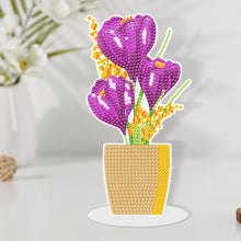Load image into Gallery viewer, DIY Point Drilling Ornament Handmade Acrylic Mosaic Diamond Art Flower Kids Gift