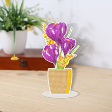 Load image into Gallery viewer, DIY Point Drilling Ornament Handmade Acrylic Mosaic Diamond Art Flower Kids Gift