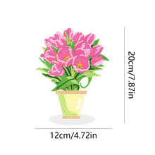 Load image into Gallery viewer, DIY Point Drilling Ornament Handmade Acrylic Mosaic Diamond Art Flower Kids Gift