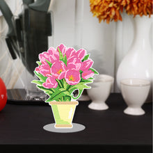 Load image into Gallery viewer, DIY Point Drilling Ornament Handmade Acrylic Mosaic Diamond Art Flower Kids Gift