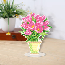 Load image into Gallery viewer, DIY Point Drilling Ornament Handmade Acrylic Mosaic Diamond Art Flower Kids Gift