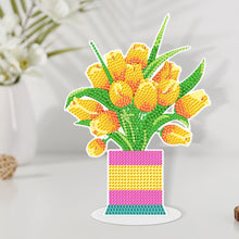 Load image into Gallery viewer, DIY Point Drilling Ornament Handmade Acrylic Mosaic Diamond Art Flower Kids Gift