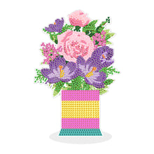 Load image into Gallery viewer, DIY Point Drilling Ornament Handmade Acrylic Mosaic Diamond Art Flower Kids Gift
