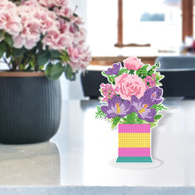 Load image into Gallery viewer, DIY Point Drilling Ornament Handmade Acrylic Mosaic Diamond Art Flower Kids Gift