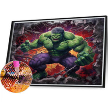 Load image into Gallery viewer, Diamond Painting - Full Round -Hulk from the wall (40*35CM)