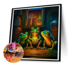 Load image into Gallery viewer, Diamond Painting - Full Round - three little frogs (30*30CM)
