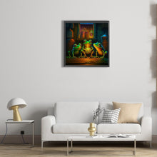 Load image into Gallery viewer, Diamond Painting - Full Round - three little frogs (30*30CM)