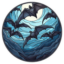 Load image into Gallery viewer, Diamond Painting - Full Round - halloween glass painting (30*30CM)