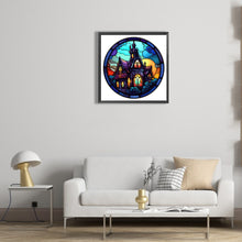 Load image into Gallery viewer, Diamond Painting - Full Round - halloween glass painting (30*30CM)