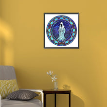 Load image into Gallery viewer, Diamond Painting - Full Round - halloween glass painting (30*30CM)