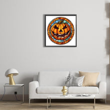 Load image into Gallery viewer, Diamond Painting - Full Round - halloween glass painting (30*30CM)