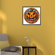 Load image into Gallery viewer, Diamond Painting - Full Round - halloween glass painting (30*30CM)