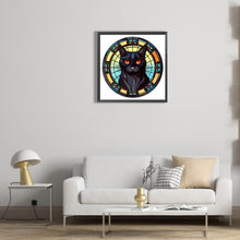 Load image into Gallery viewer, Diamond Painting - Full Round - halloween glass painting (30*30CM)