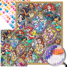 Load image into Gallery viewer, AB Diamond Painting - Full Round - Disney Princess (40*55CM)