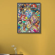 Load image into Gallery viewer, AB Diamond Painting - Full Round - Disney Princess (40*55CM)