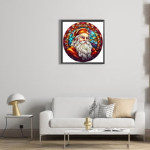 Load image into Gallery viewer, Diamond Painting - Full Round - Christmas Santa Glass Painting (30*30CM)