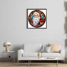 Load image into Gallery viewer, Diamond Painting - Full Round - Christmas Santa Glass Painting (30*30CM)