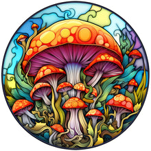 Load image into Gallery viewer, Diamond Painting - Full Round - mushroom glass painting (30*30CM)