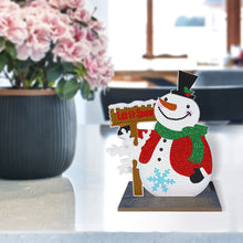 Load image into Gallery viewer, DIY Desk Diamonds Art Crafts Wooden Mosaic Ornament Single Sided Drill Kids Gift