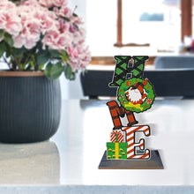 Load image into Gallery viewer, DIY Desk Diamonds Art Crafts Wooden Mosaic Ornament Single Sided Drill Kids Gift