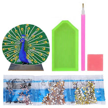 Load image into Gallery viewer, DIY Crystal Diamond Ornament Handmade Wooden Diamonds Painting Tabletop Ornament