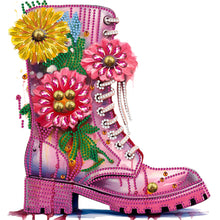 Load image into Gallery viewer, Diamond Painting - Partial Special Shaped - boots bouquet (30*30CM)