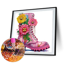 Load image into Gallery viewer, Diamond Painting - Partial Special Shaped - boots bouquet (30*30CM)