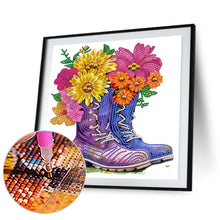 Load image into Gallery viewer, Diamond Painting - Partial Special Shaped -boots bouquet (30*30CM)