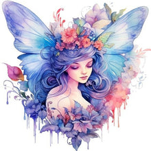 Load image into Gallery viewer, Diamond Painting - Full Round - butterfly fairy (30*30CM)