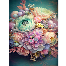 Load image into Gallery viewer, Diamond Painting - Full Round - fresh bouquet (30*40CM)