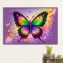 Load image into Gallery viewer, AB Diamond Painting - Full Round - colorful butterfly (60*40CM)
