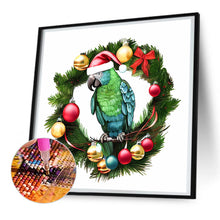Load image into Gallery viewer, Diamond Painting - Full Round - small animal garland parrot (30*30CM)