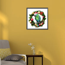 Load image into Gallery viewer, Diamond Painting - Full Round - small animal garland parrot (30*30CM)