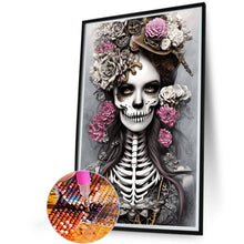 Load image into Gallery viewer, AB Diamond Painting - Full Round - skeleton girl (40*60CM)