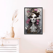 Load image into Gallery viewer, AB Diamond Painting - Full Round - skeleton girl (40*60CM)