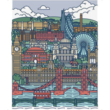 Load image into Gallery viewer, Diamond Painting - Full Round - City Building (30*40CM)