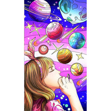 Load image into Gallery viewer, Diamond Painting - Full Round - Girl (30*70CM)