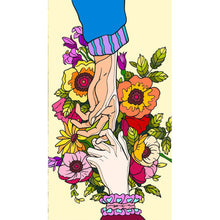 Load image into Gallery viewer, Diamond Painting - Full Round - Holding Flowers (30*70CM)