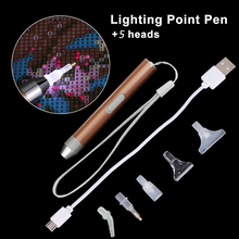 Load image into Gallery viewer, Diamond Painting Tool USB Charging Point Drill Pen Kit Luminous Drawing Pen
