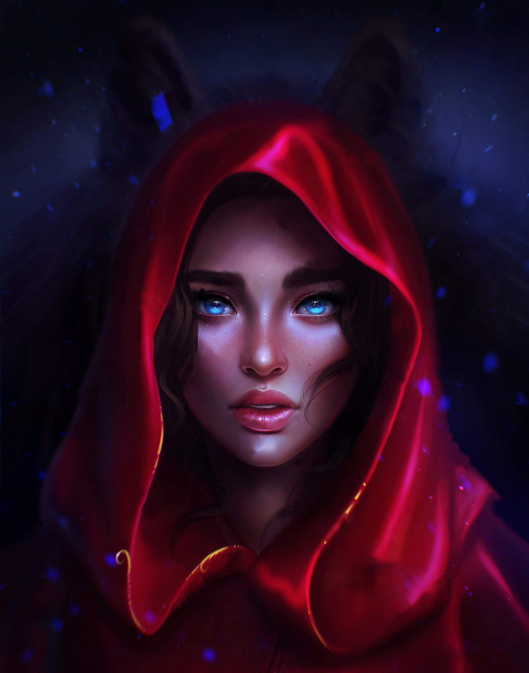 AB Diamond Painting - Full Round - Red Riding Hood (40*50CM)