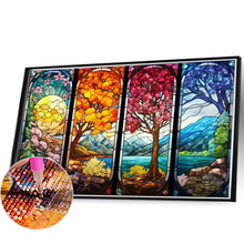 Load image into Gallery viewer, AB Diamond Painting - Full Square - Four seasons of spring, summer, autumn and winter (65*40CM)
