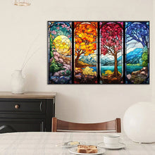 Load image into Gallery viewer, AB Diamond Painting - Full Square - Four seasons of spring, summer, autumn and winter (65*40CM)
