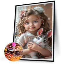 Load image into Gallery viewer, Diamond Painting - Full Round - girl (30*40CM)
